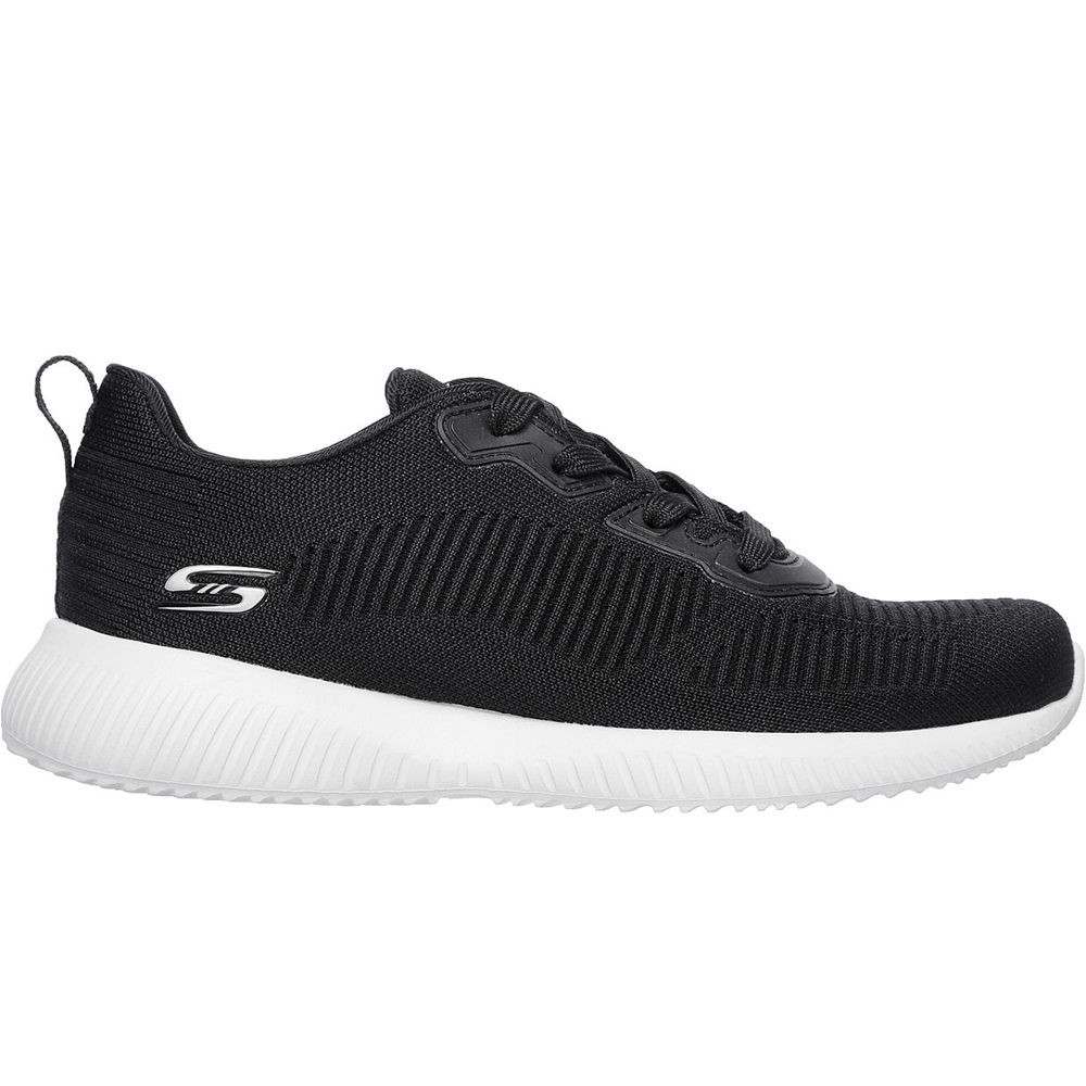 Skechers zapatillas fitness mujer BOBS SQUAD - TOUGH TALK lateral exterior