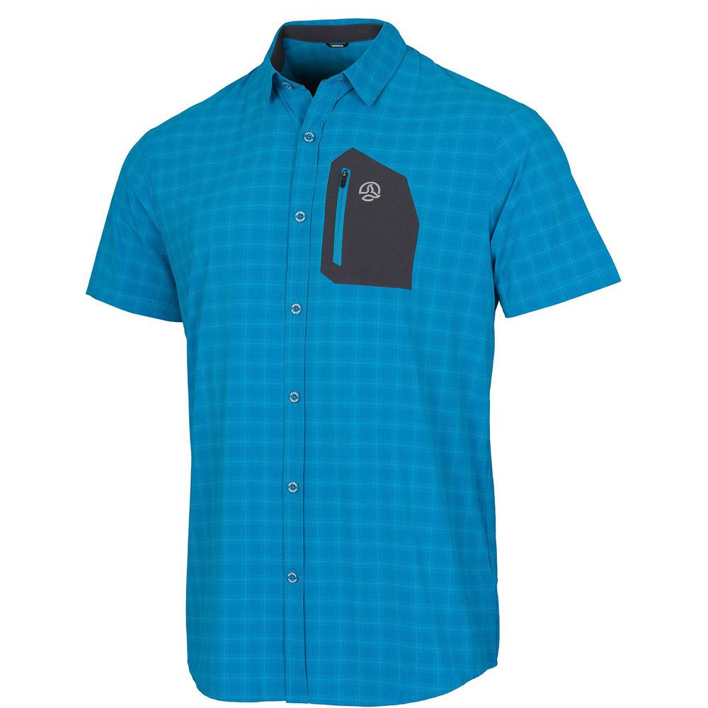 Ternua camisa montaña manga corta hombre CAMISA ATHY SHIRT vista frontal