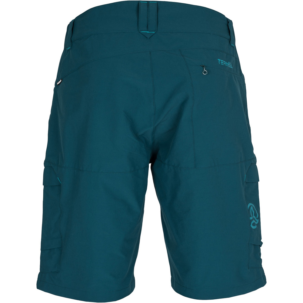 Ternua pantalón corto montaña hombre BERMUDA GERNAR vista trasera