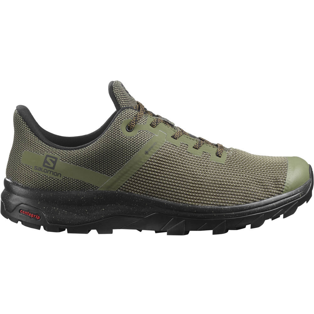 Salomon zapatilla trekking hombre OUTline PRISM GTX VENE lateral exterior