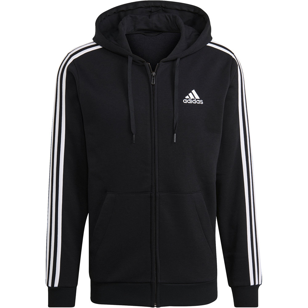 adidas sudadera hombre Essentials Fleece 3 bandas con capucha 04