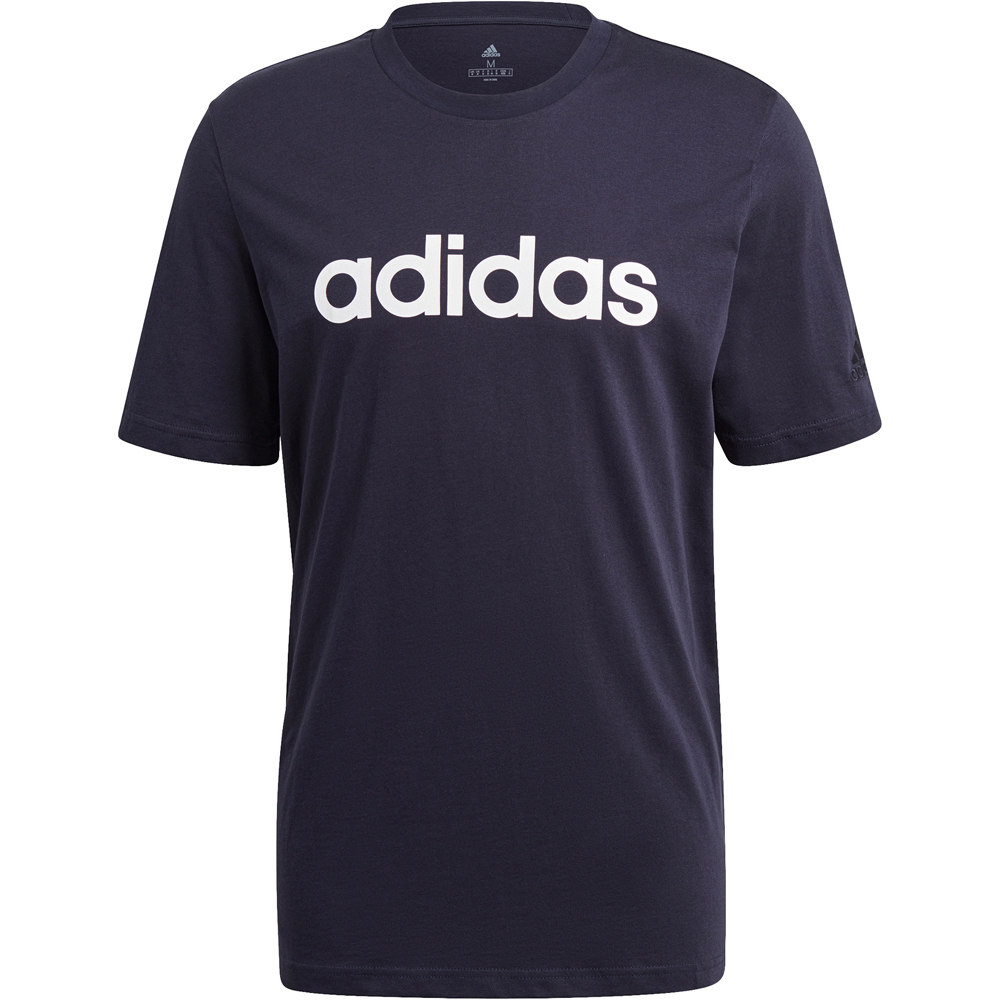 adidas camiseta manga corta hombre Essentials Embroidered Linear Logo 04