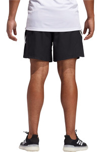 adidas pantalón corto fitness hombre AERO3S SHORT PB vista trasera