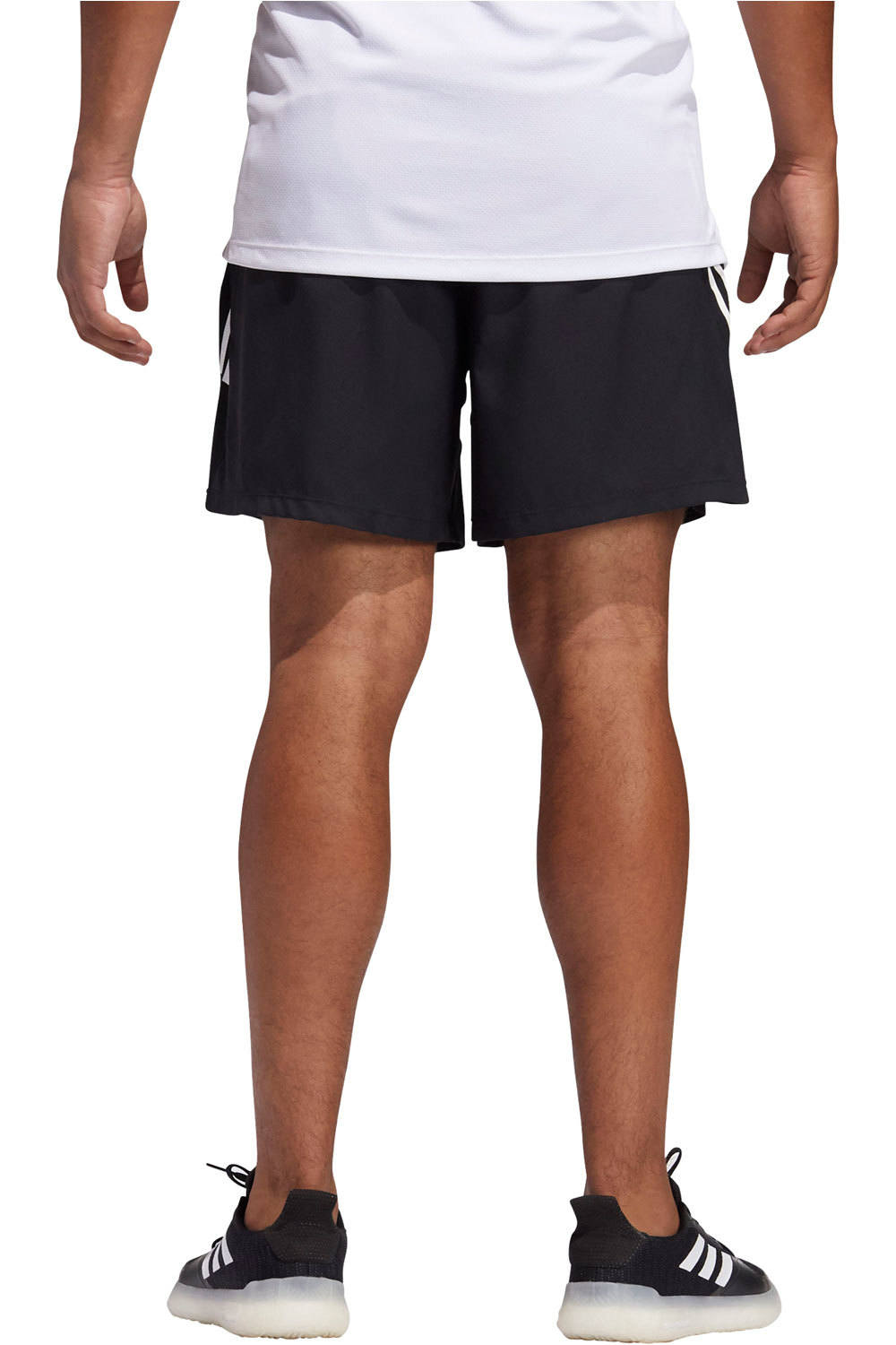 adidas pantalón corto fitness hombre AERO3S SHORT PB vista trasera