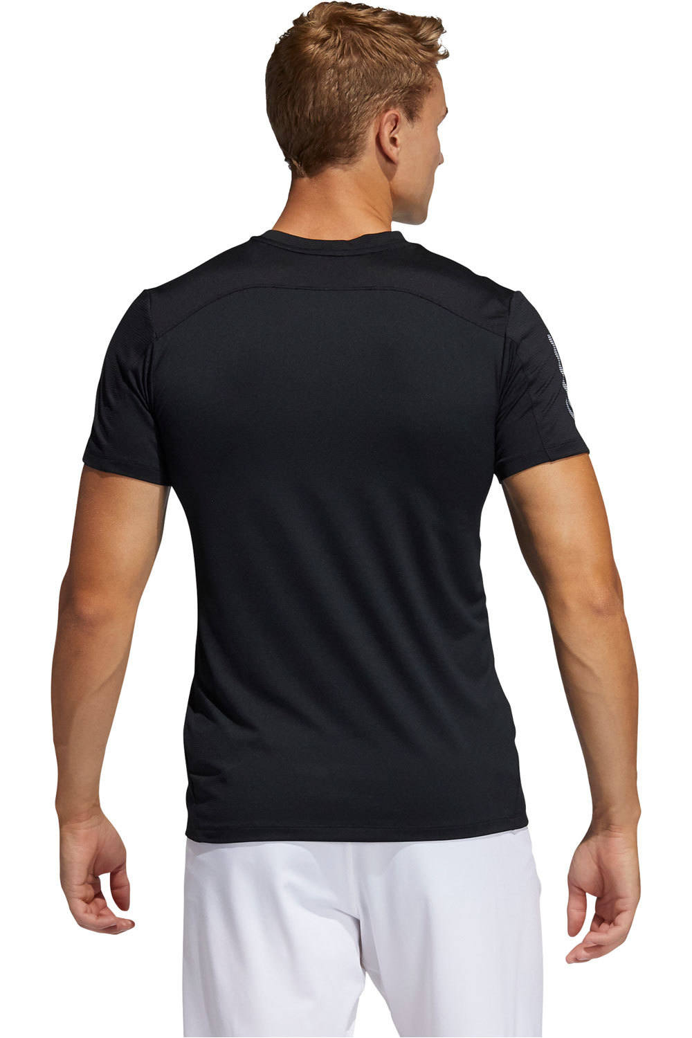 adidas camiseta fitness hombre AERO3S TEE PB vista trasera