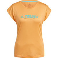 adidas camiseta entrenamiento manga corta mujer W TRAIL LOGO T 04