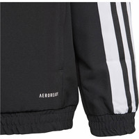 adidas sudadera entrenamiento fútbol niño SQ21 PRE JKT Y vista detalle