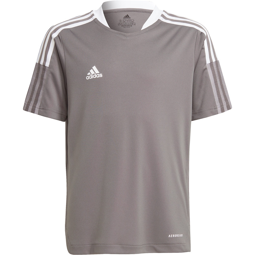 adidas camisetas entrenamiento futbol manga corta niño Tiro 21 vista frontal