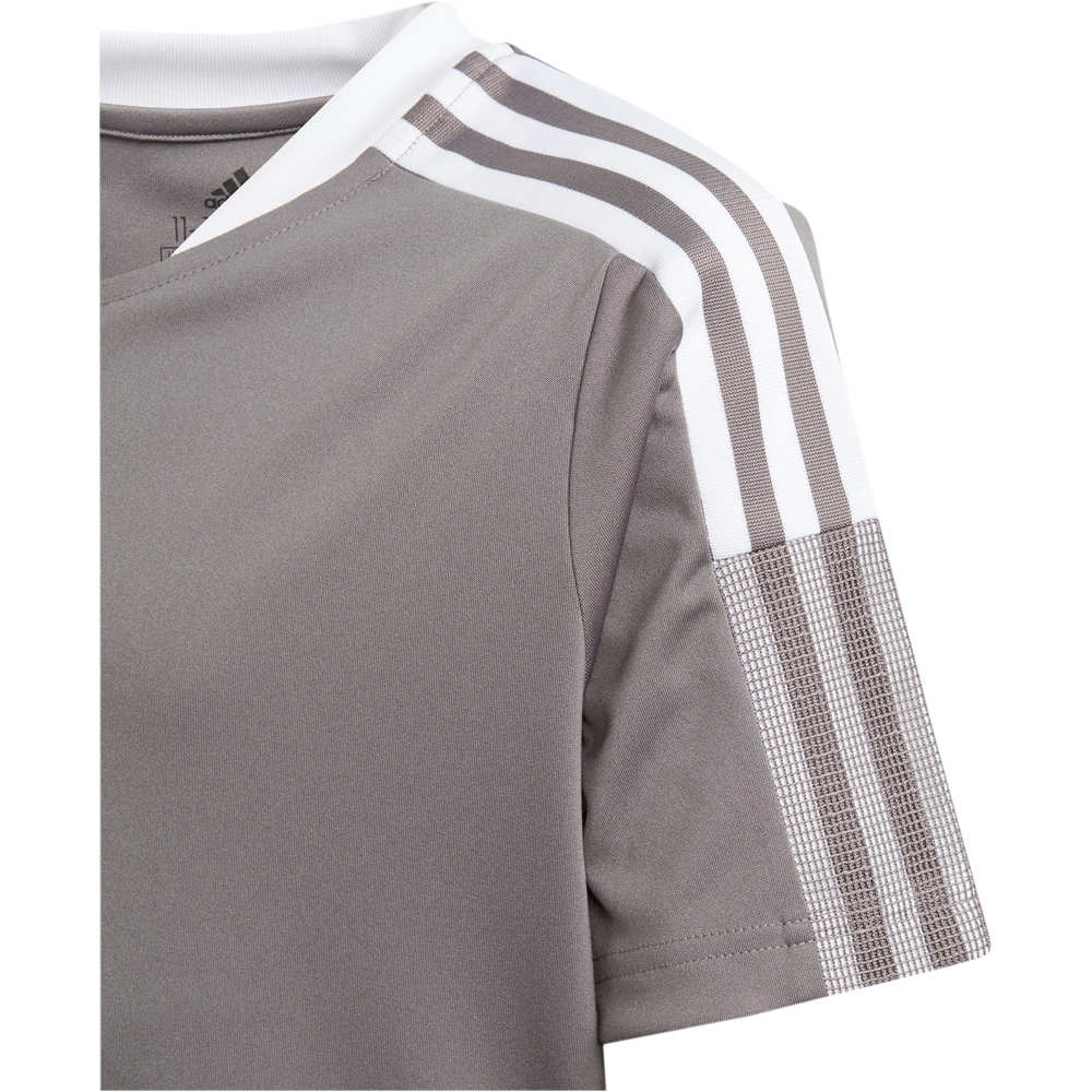 adidas camisetas entrenamiento futbol manga corta niño Tiro 21 vista detalle