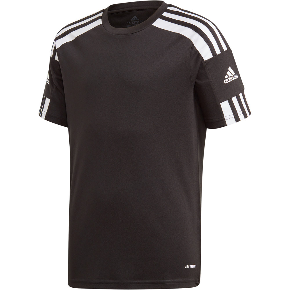 adidas camisetas entrenamiento futbol manga corta niño Squadra 21 vista frontal