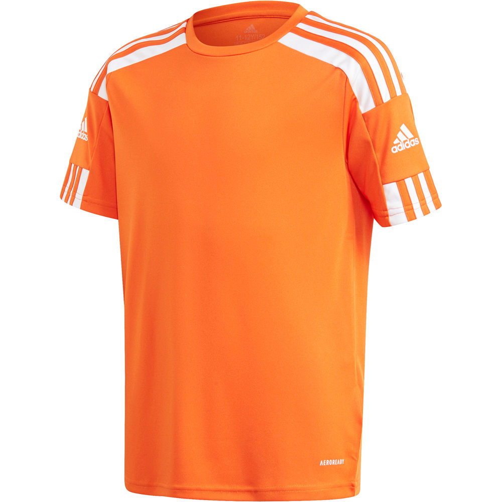 adidas camisetas entrenamiento futbol manga corta niño Squadra 21 vista frontal