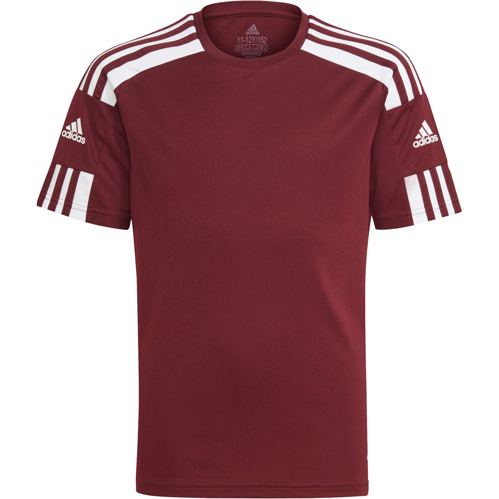 adidas camisetas entrenamiento futbol manga corta niño Squadra 21 vista frontal