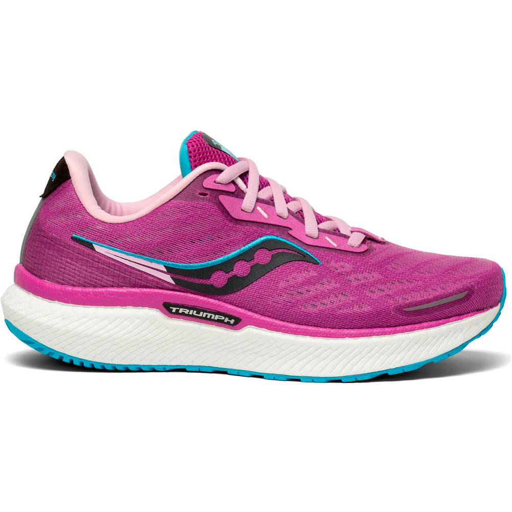 Saucony zapatilla running mujer TRIUMPH 19 W lateral exterior