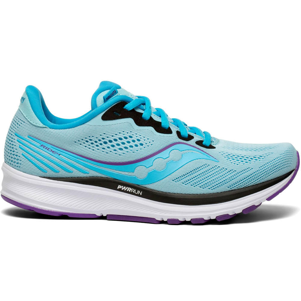Saucony zapatilla running mujer RIDE 14 W lateral exterior