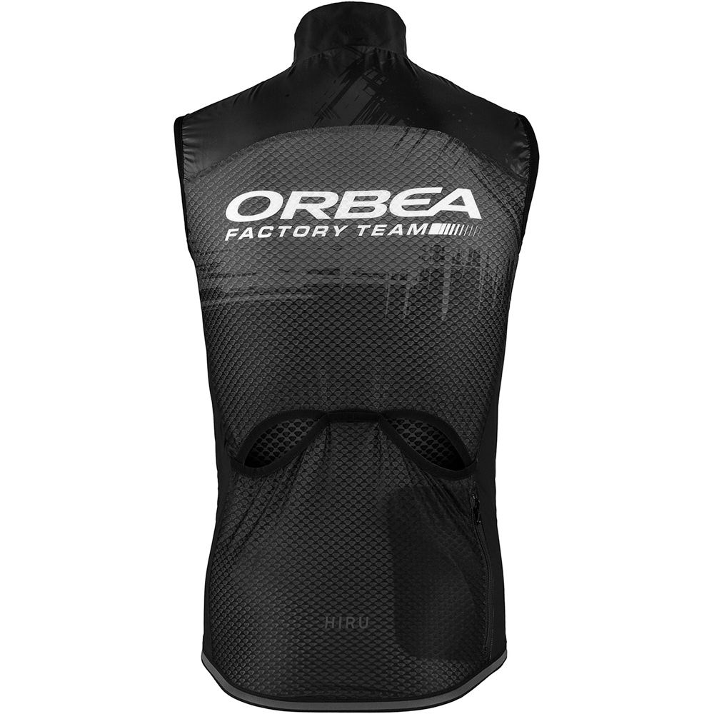 Orbea chaleco ciclismo hombre M WINDB GILET FTY vista trasera