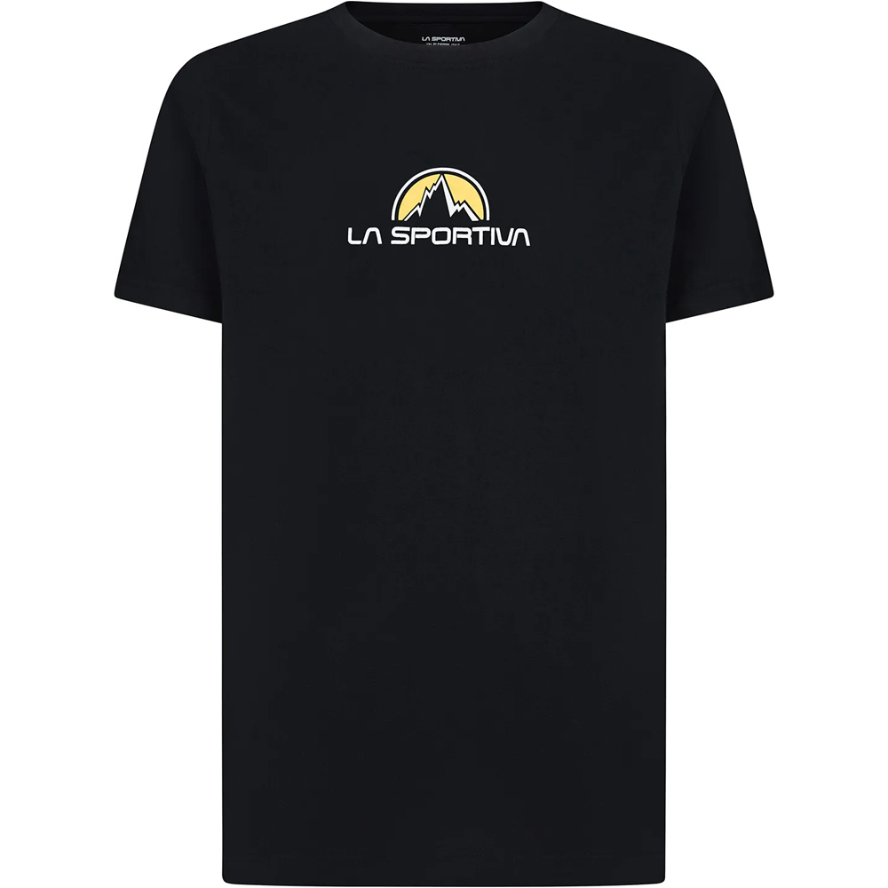 Brand camiseta montaña manga corta hombre Negro (XL)