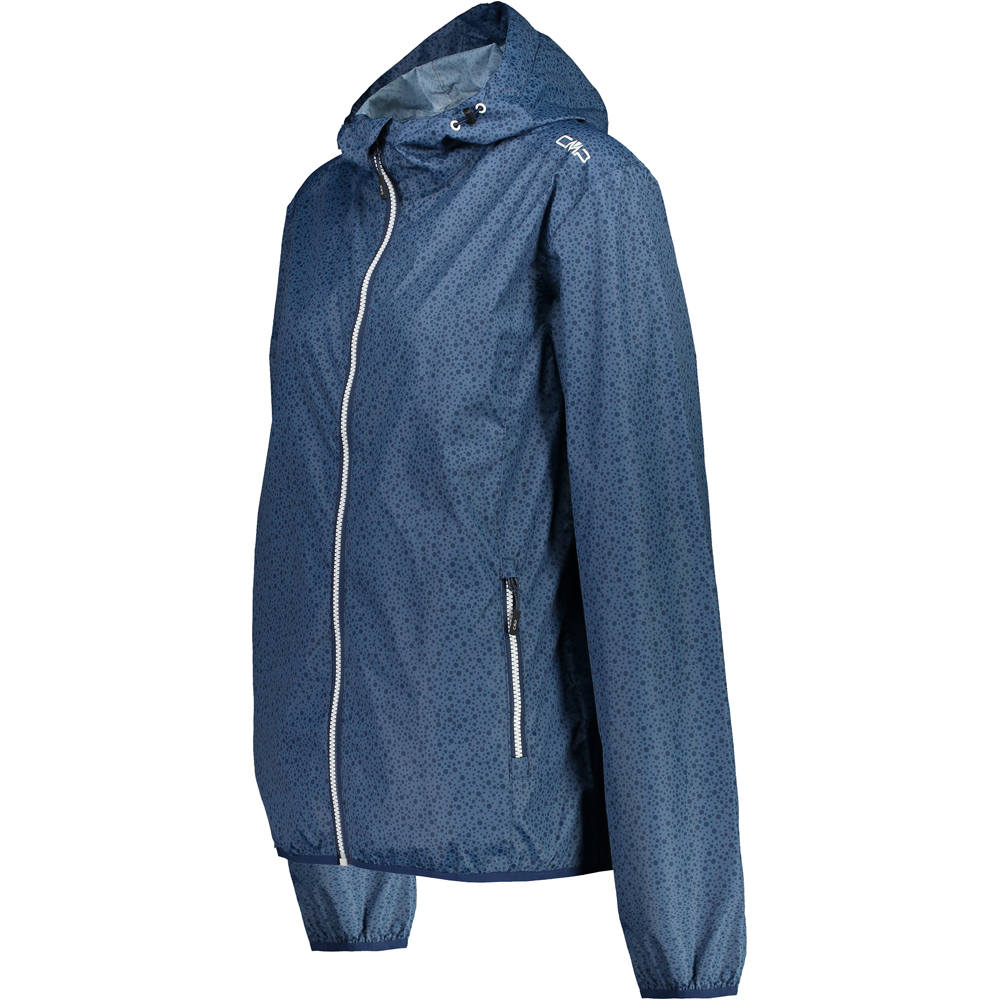 Cmp chubasquero mujer WOMAN RAIN FIX HOOD JACKET vista detalle