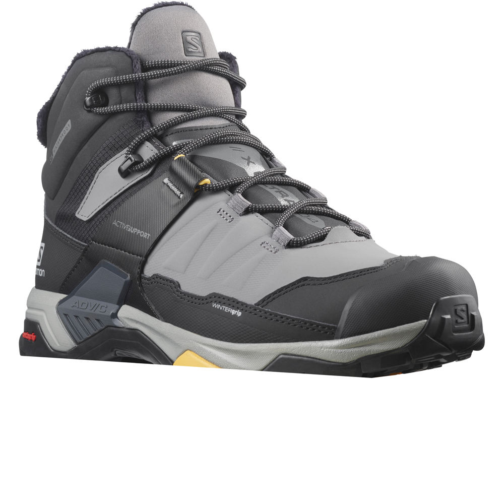 Salomon bota trekking hombre SHOES X ULTRA 4 MID WINTER TS CSWP lateral interior