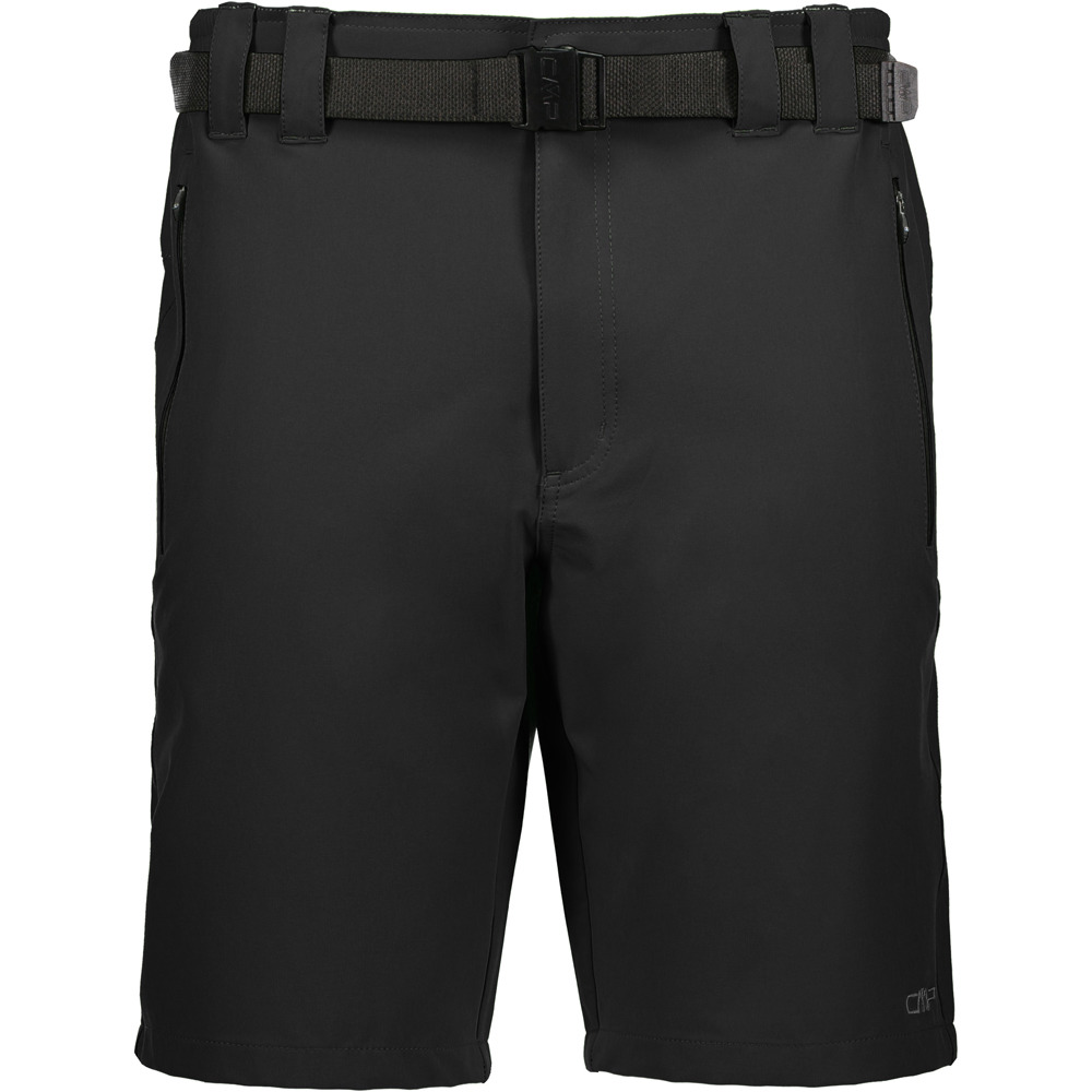 Man bermuda pantalón corto montaña hombre Negro (54)