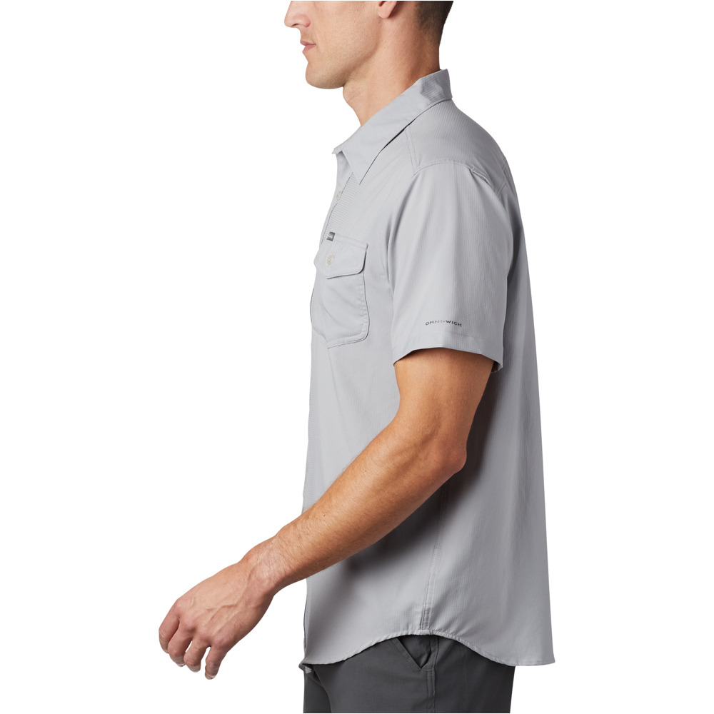 Columbia camisa montaña manga corta hombre Utilizer  II Solid Short Sleeve Shirt vista detalle