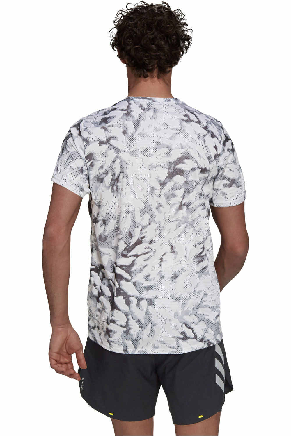 adidas camiseta técnica manga corta hombre FAST AOP TEE vista trasera