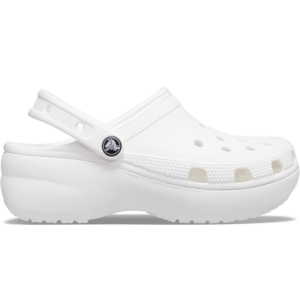 Crocs zueco mujer CLASSIC PLATFORM CLOG lateral exterior