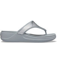 Crocs zueco mujer Crocs Monterey Metallic WgFpW lateral exterior