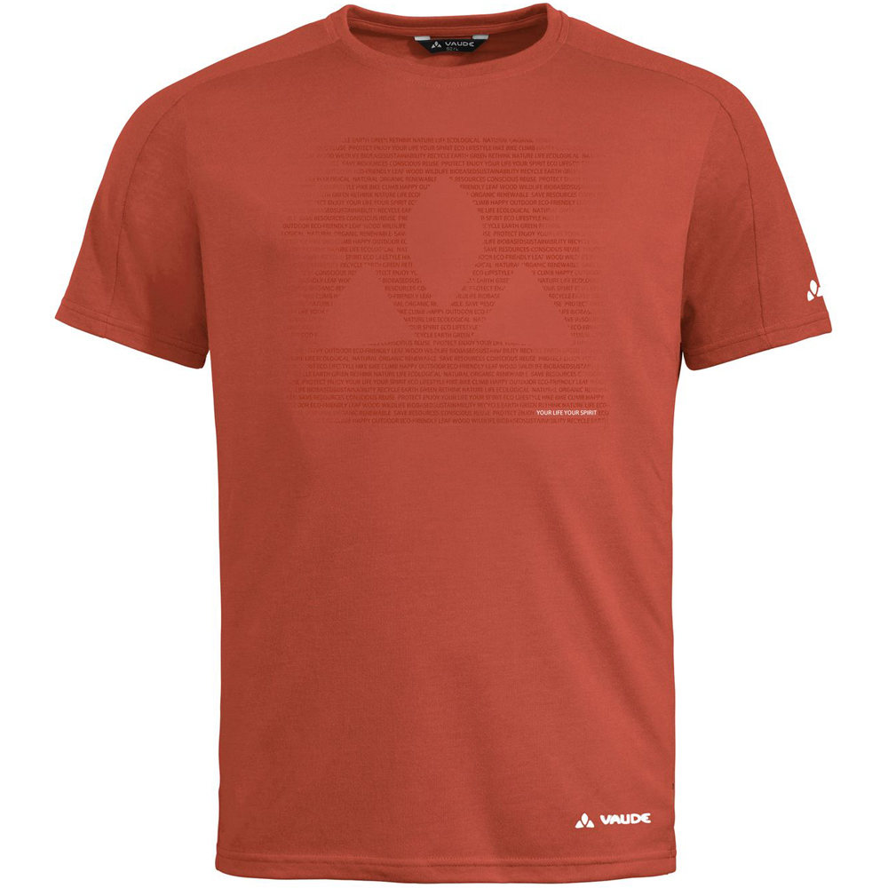 Vaude camiseta montaña manga corta hombre Mens Gleann T-Shirt vista detalle