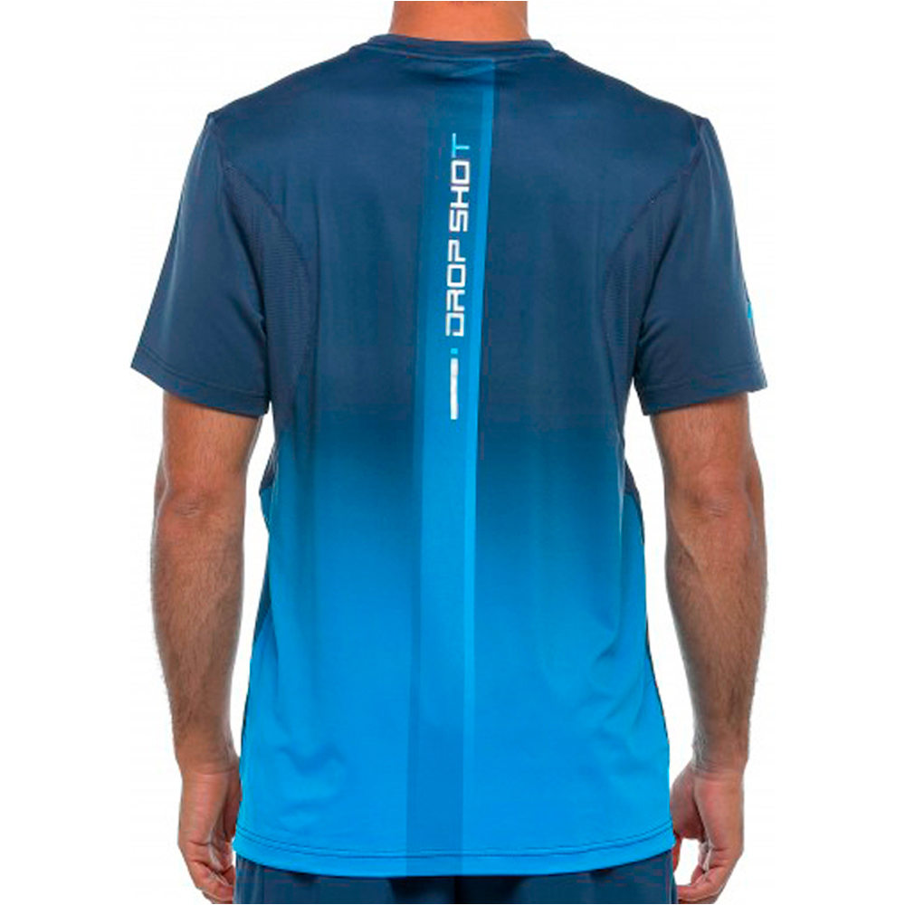 Dropshot camiseta tenis manga corta hombre CAMISETA BRAIS vista trasera