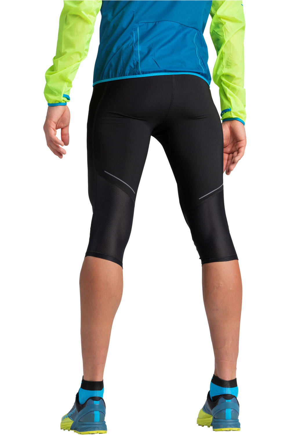 Dynafit malla trail running corta hombre ALPINE 2 M 3/4 TIGHTS vista detalle