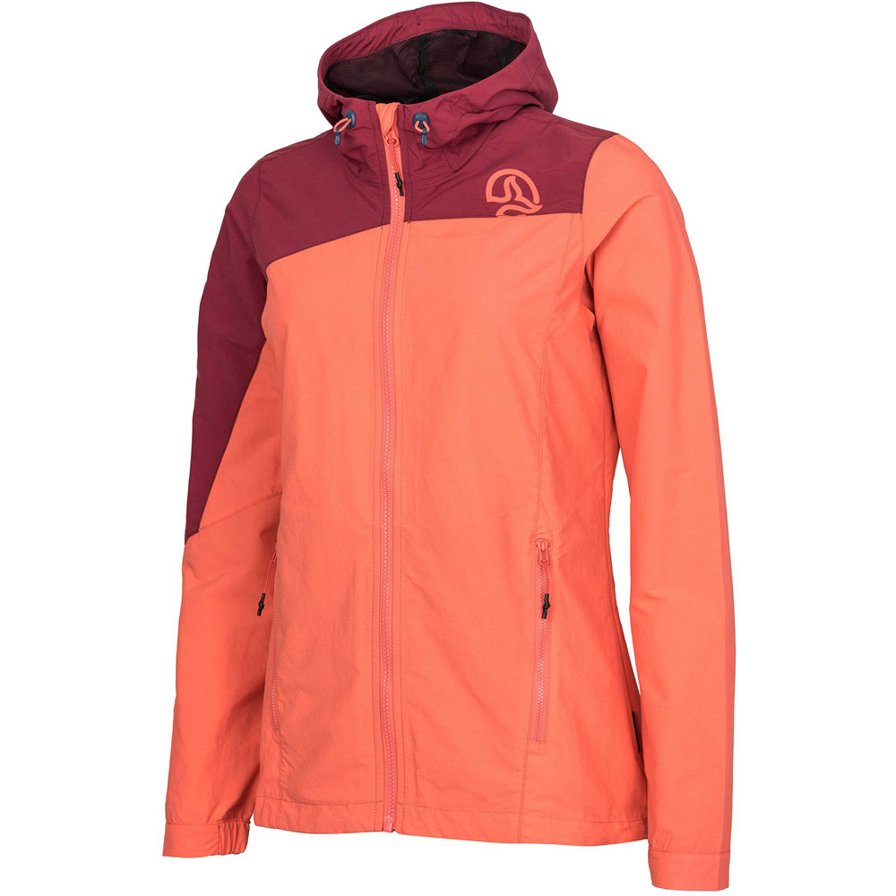 Ternua chaqueta softshell mujer CHAQUETA HUNAR JKT W vista frontal