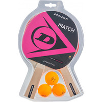 Dunlop palas ping-pong MATCH (2 PALAS) vista frontal