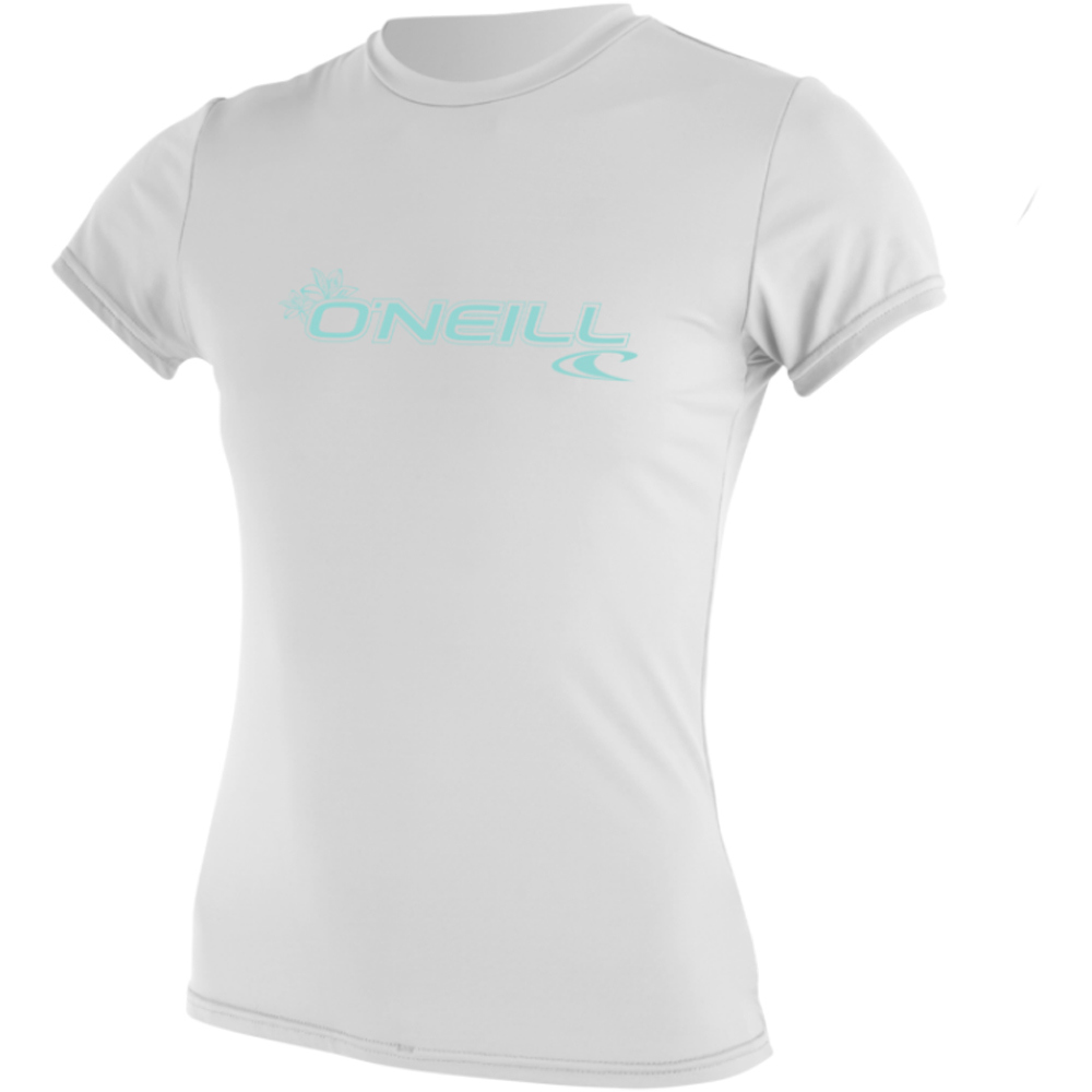 Basic skins lycra surf manga corta hombre Blanco (XS)