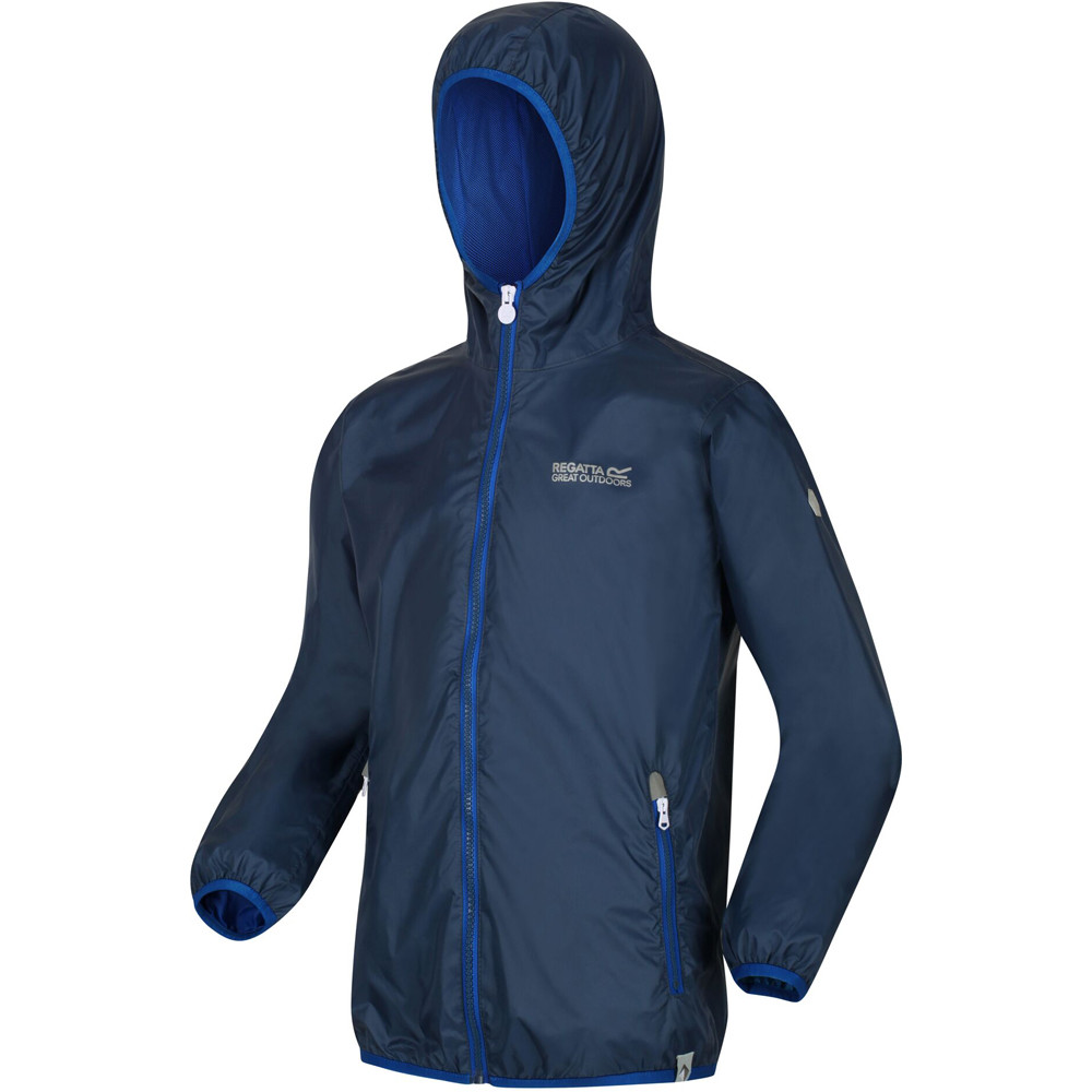 Regatta chubasquero impermeable niño Lever II vista frontal