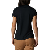 Columbia camiseta montaña manga corta mujer Zero Rules  Short Sleeve Shirt vista detalle