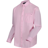 Regatta camisa montaña manga larga hombre Bard vista frontal