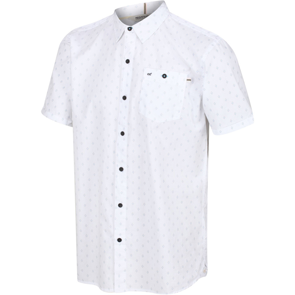 Regatta camisa montaña manga corta hombre Dalziel vista frontal