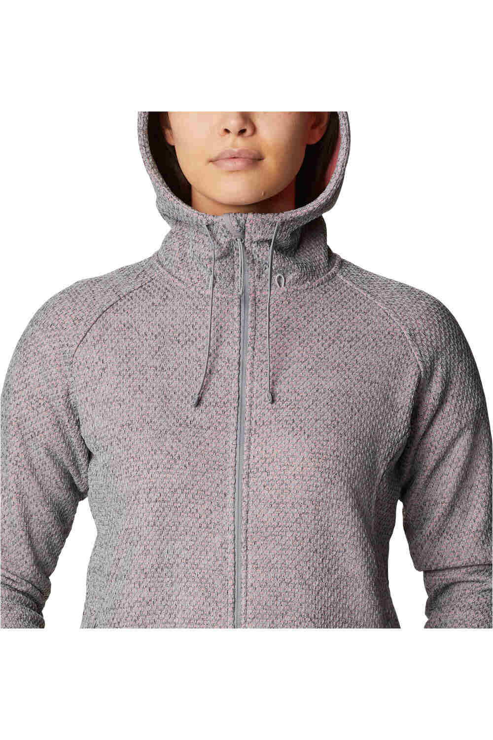 Columbia forro polar mujer Pacific Point  Full Zip Hoodie vista frontal
