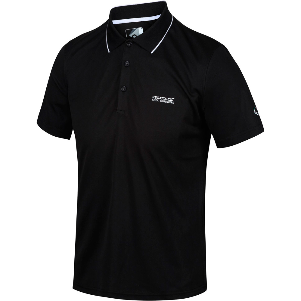 Maverik camiseta montaña manga corta hombre Negro (XL)