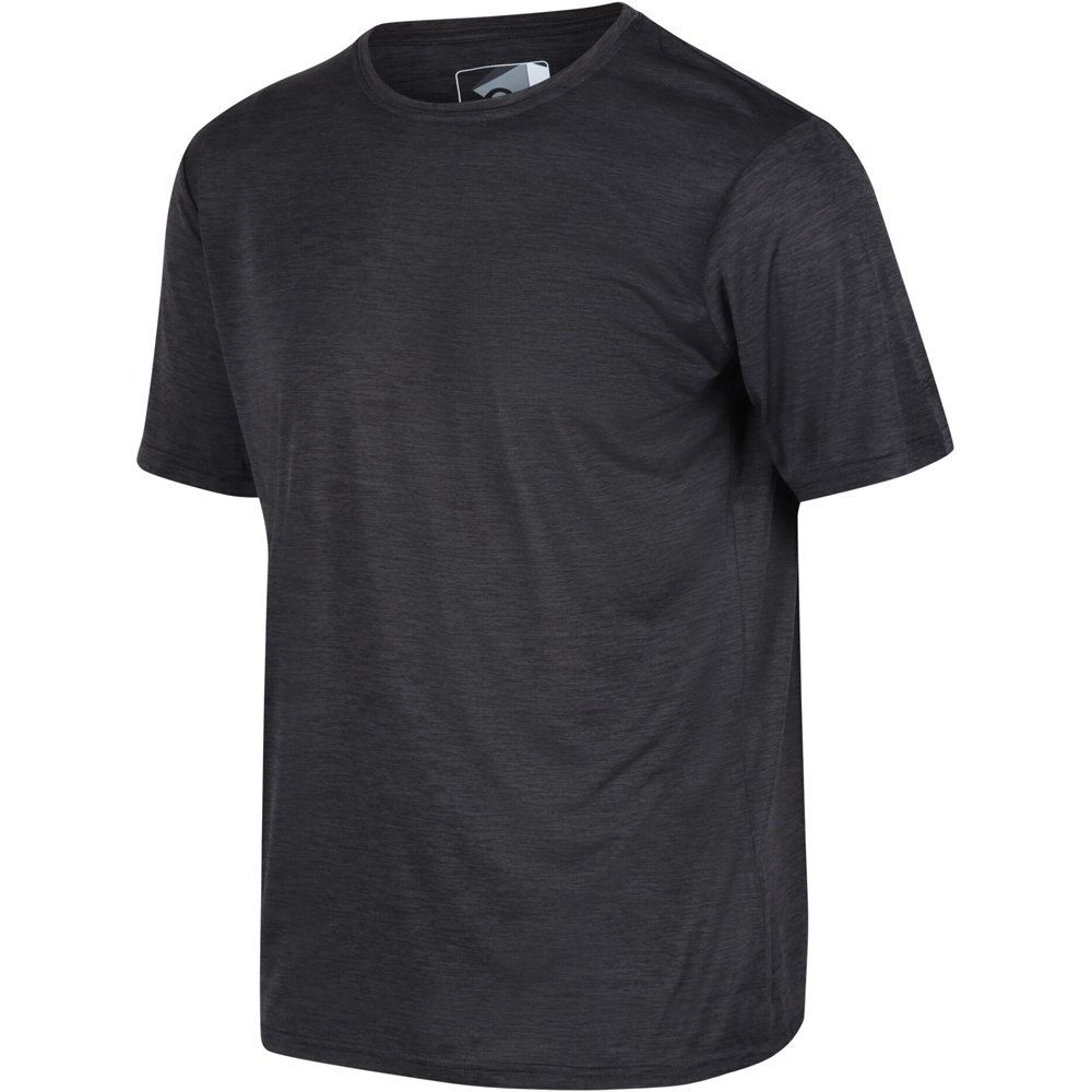 Fingal edition camiseta montaña manga corta hombre Negro (S)
