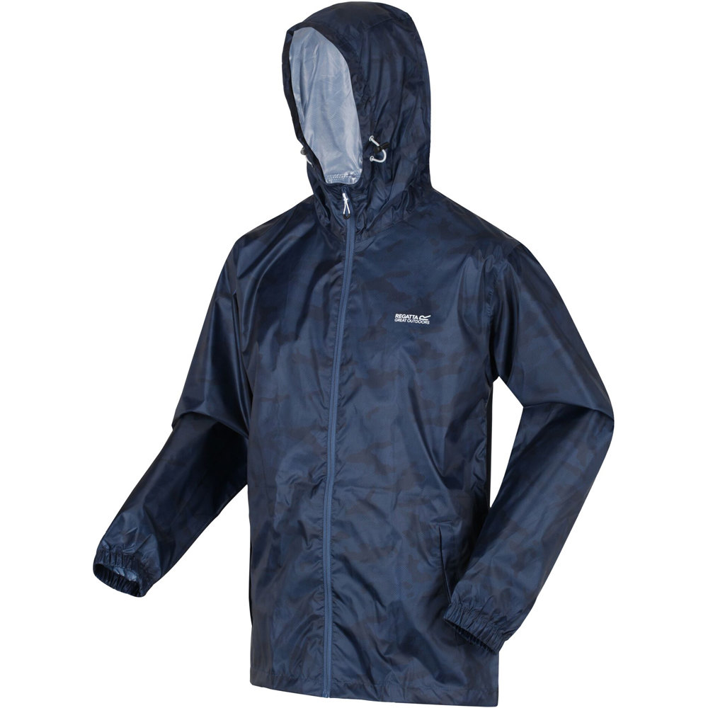 Regatta chubasquero hombre Printd Pack It Jk vista frontal