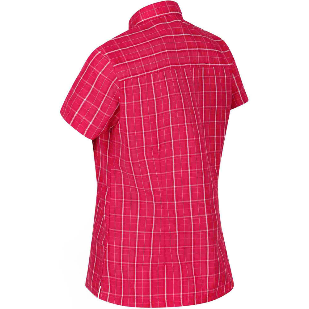 Regatta camisa montaña manga corta mujer Womens Mindano V vista trasera