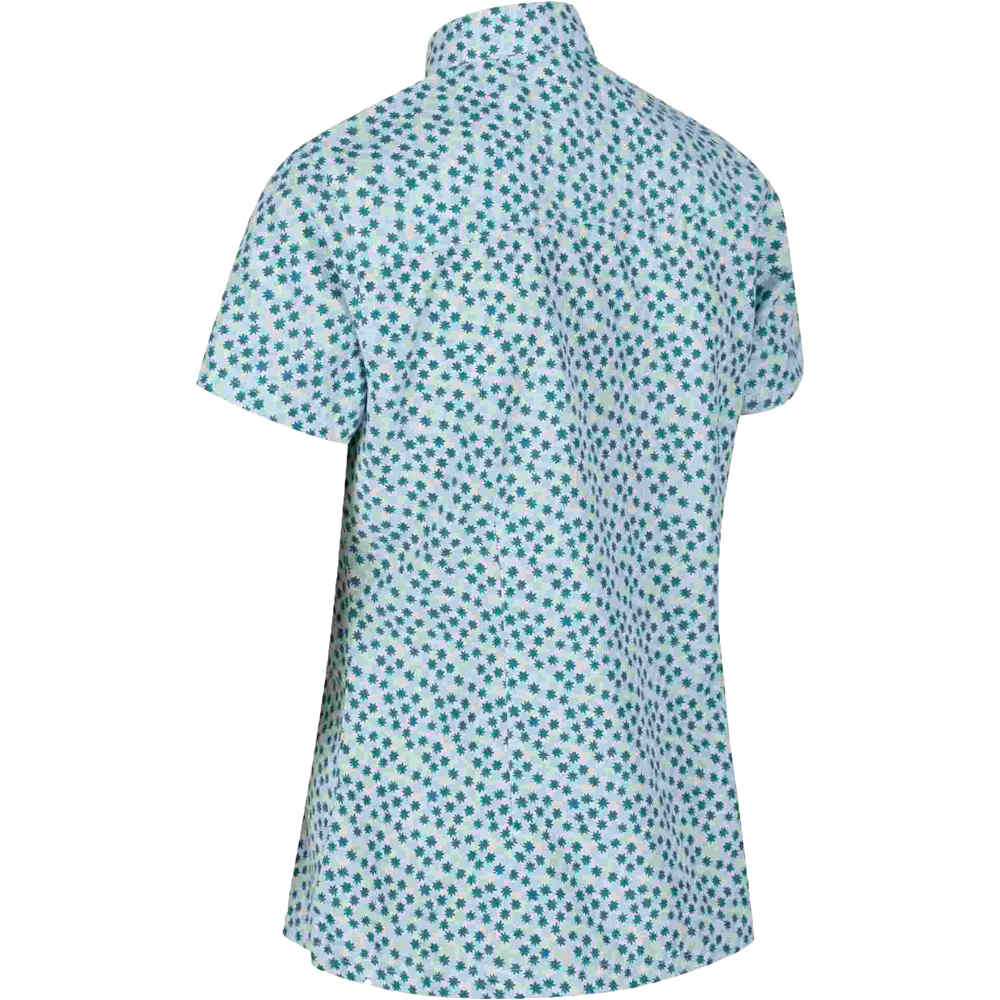 Regatta camisa montaña manga corta mujer Womens Mindano V vista trasera