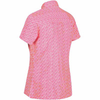 Regatta camisa montaña manga corta mujer Womens Mindano V vista trasera