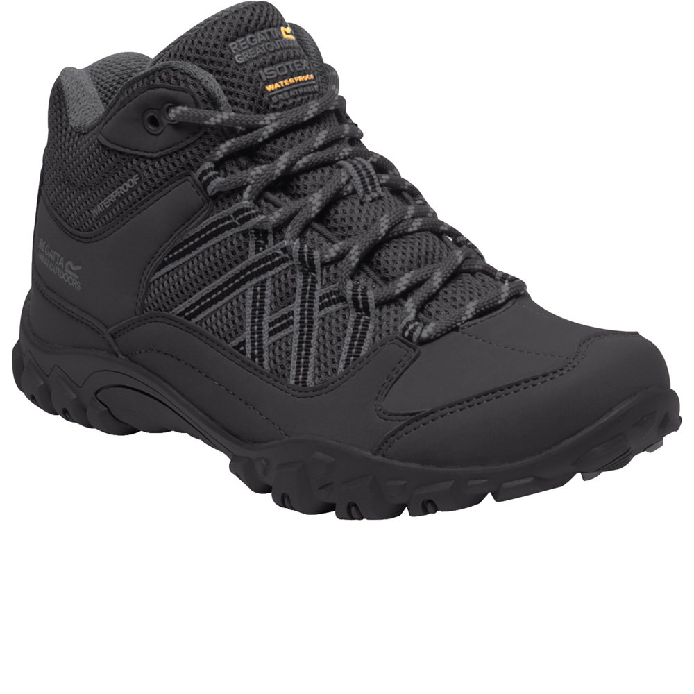 Regatta bota trekking mujer Ldy Edgepoint WP GR lateral exterior