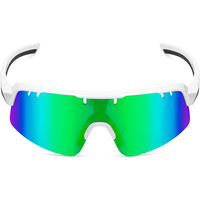 Spiuk gafas ciclismo SKALA BLANCO/NEGRO ESPEJO VERDE 01