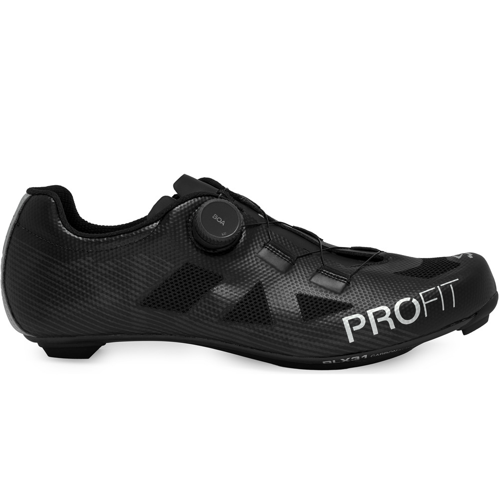 Profit road zapatillas ciclismo carretera Negro (40)