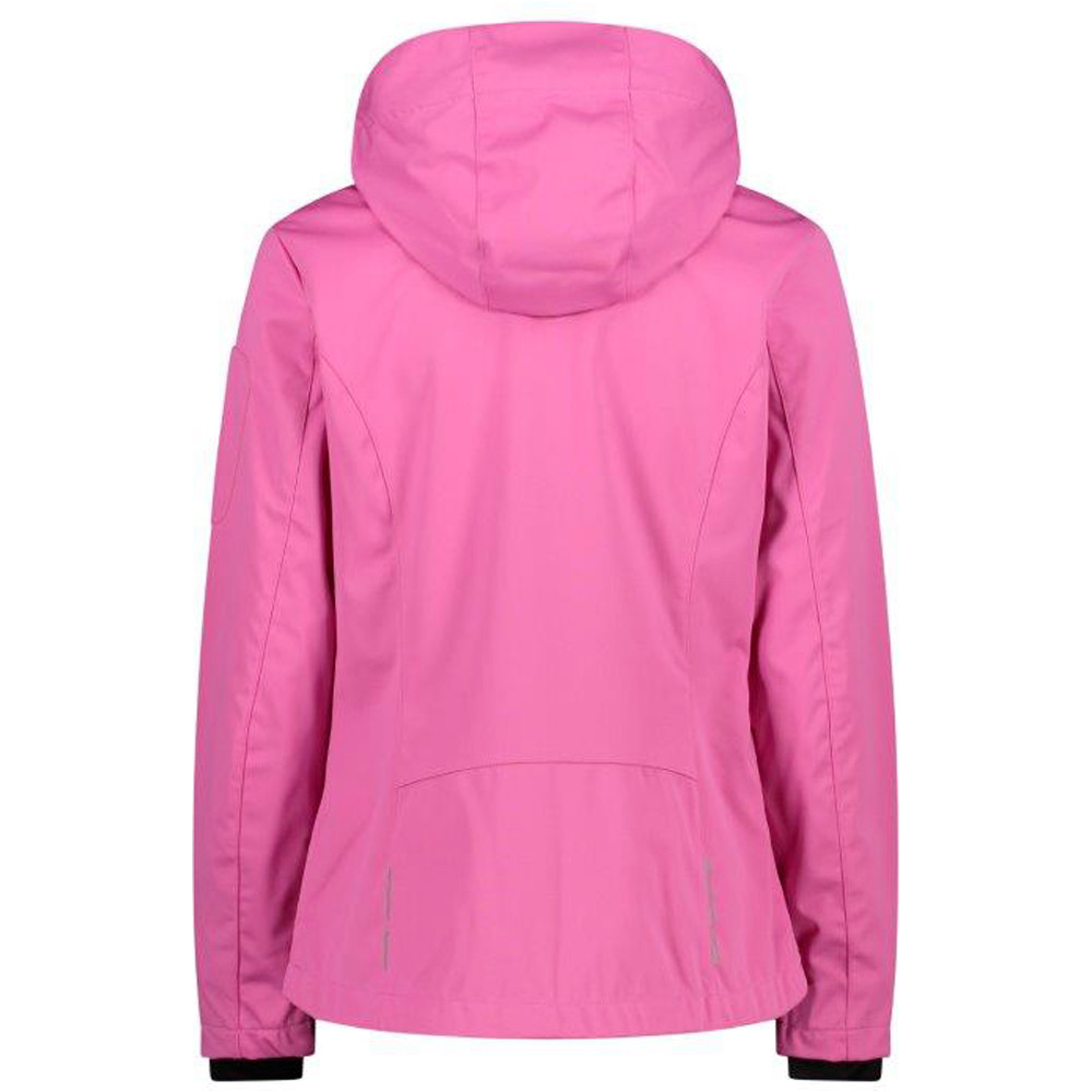 Cmp chaqueta softshell mujer WOMAN ZIP HOOD JACKET vista trasera