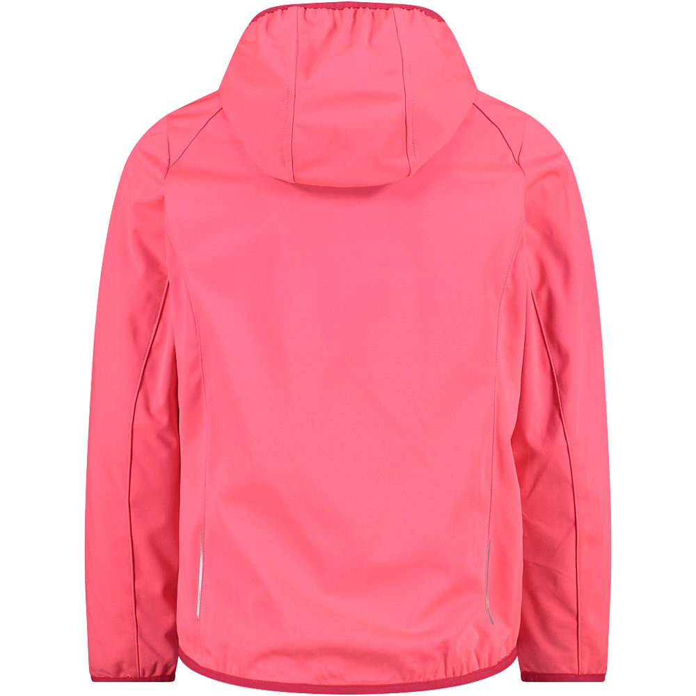 Cmp chaqueta softshell niño KID G FIX HOOD JACKET vista trasera