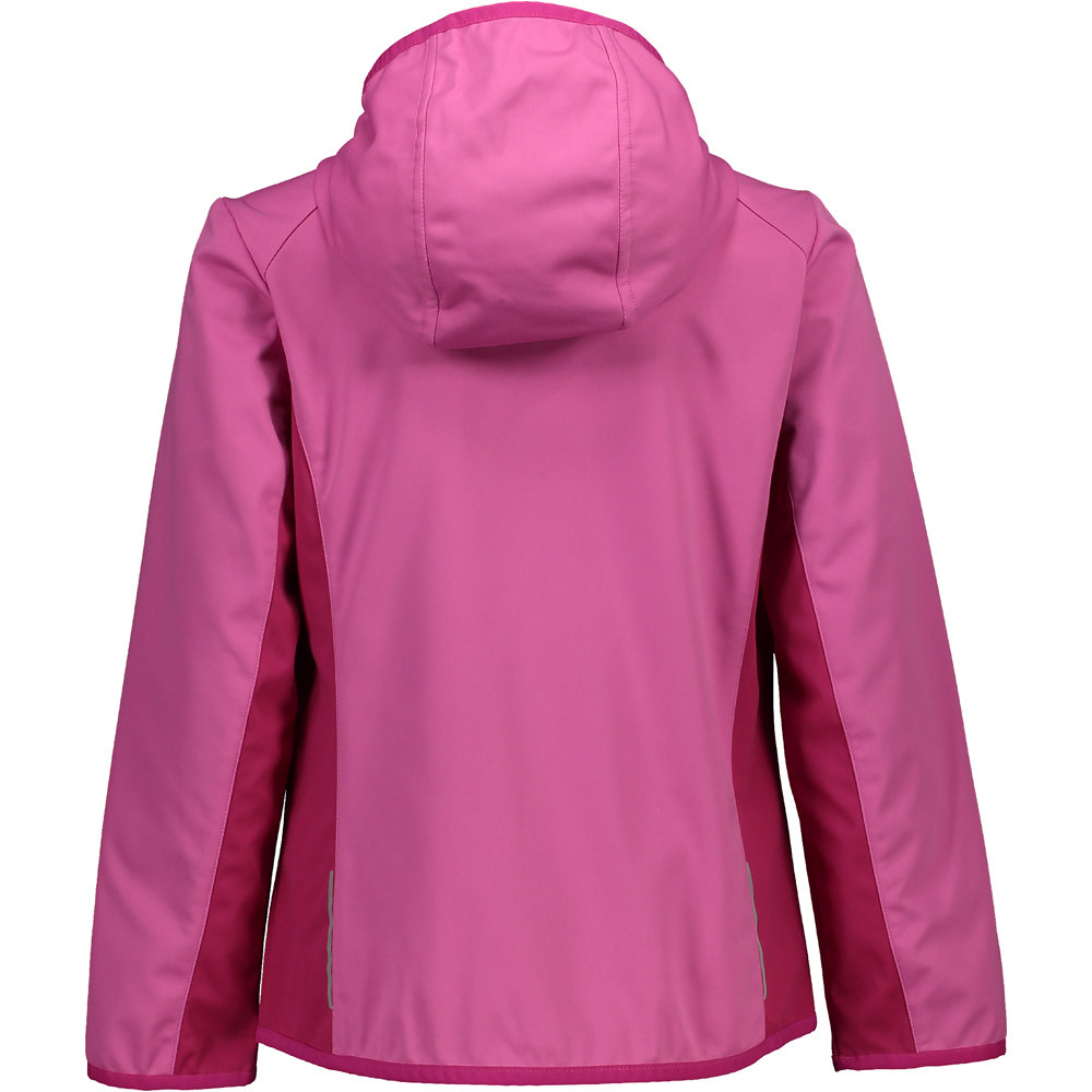 Cmp chaqueta softshell niño KID G FIX HOOD JACKET vista trasera